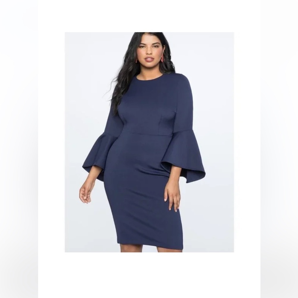 Trumpet Sleeve Bodycon
